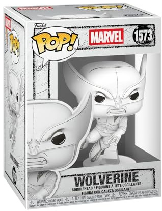 POP Funko Marvel: Wolverine - Sketched | Offizieller Fanartikel und Merch - Vinyl Sammelfigur als Regal Deko - Geschenkidee zum Geburtstag für Fans und Sammler