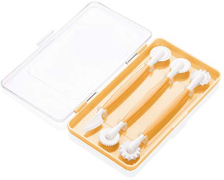 Tescoma Attrezzi per Modellare Pasta di Zucchero, Plastica, Set 3 Pezzi