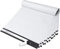 Wanxida 100 Stück Versandbeutel Plastik Versandtaschen, Kunststoff Selbstklebend Versandtüten aus Plastik für Kleidung und Textilien, Weiße(55x60+5cm)