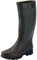 Parforce Gummistiefel Neo-2 mit Reißverschluss und Neoprenfutter Oliv/Braun 36