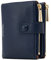 LZSXDWXY Portefeuille Femme, Portefeuille en Cuir PU Petit Portefeuille Porte-Monnaie pour Femme
