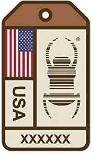 Travelbug Aufkleber Geocaching USA Amerika United States Sticker Car