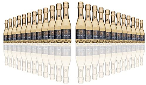 VINADA - Crispy Chardonnay Mini - Zero Alcohol Wine - 200 ml (24 Glass Bottles)