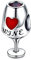Teleye Armband Charm Bead Weinglas DIY Charm 925 Sterling Silber passt Pandora Armband Halskette, European Charms Bracelet