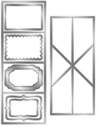 Yolluu Stanzschablonen Scrapbooking, Handarbeit, Prägewerkzeuge, --up-Karten-Stanzschablonen-Set, Dekoration, Bastelschablonen Karten, Alben, Papier, Scrapbooking