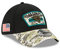 New Era Jacksonville Jaguars NFL On Field 2021 Salute to Service Black 39Thirty Stretch Cap - S-M (6 3/8-7 1/4)