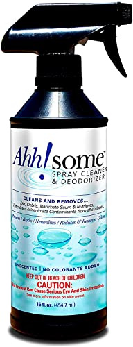 Ahh-Some Hot Tub & Spa Shell Cleaner | Removes Gunk and Grime from Hot Tub Cover, Shell, Surface | Hot Tub Maintenance & Cleaning Chemicals | Foam Free Spray Cleaner 16 oz