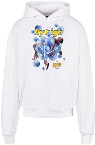 Mister Tee Herren T-Shirt Bubblles Heavy Oversize Hoody White XL