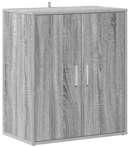vidaXL Schuhschrank Schuhregal Schuhablage Schuhständer Schuhaufbewahrung Schuhtruhe Schuhorganizer Flurschrank Grau Sonoma 60x35x70cm Holzwerkstoff