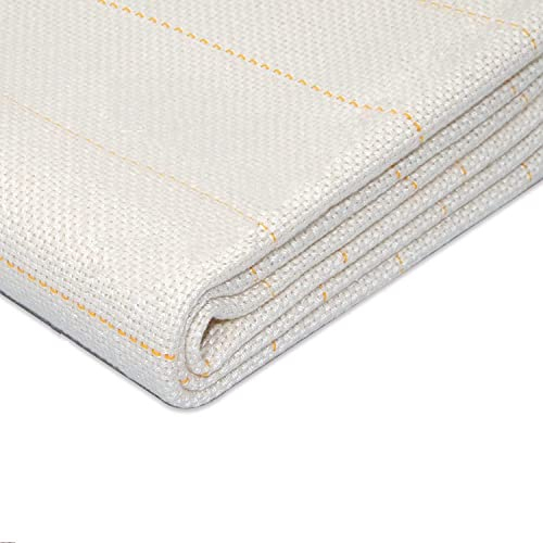 Tufting Cloth, PrimäR Tufting Tuch,2,1 x 1 m Primäres Tufting-Tuch mit markierten Linien, Teppichrücken Gewebe, Mönchstuch für Teppich-Tufting-Pistole