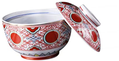 BESTonZON Bol de Style Bol à Ramen Bol à Soupe en Céramique avec Couvercle Hermétique sans Fond pour Une Alimentation Saine