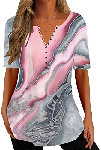 Mode T-Shirt Tshirt Damen Langarm Tshirt Damen 5XL U Boot Ausschnitt T-Shirt Damen Kompressionsshirt Damen Karneval Oberteile Damen Bluse Weiß Bügelfrei Musselin Hemdbluse Damen T-Shirt Bauchfrei