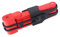 KANGYEBAIHUODIAN Anti-Diebstahl-Fahrradschloss, wasserdicht, sicher, passend for Fahrrad-Klappschloss, Mountainbike, elektrisches Motorrad, Gelenkschloss, Fahrradausrüstung (Color : Red)