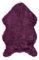 QANYEGN Kunstfell-Teppich aus Schaffell, Waschbarer Flauschiger Teppich, Flauschiger Shag-Teppich, Flauschiger Shag-Schaffell-Nachttischteppich, Waschbarer Überwurf(Lila)