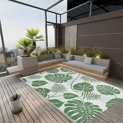 vidaXL Outdoor-Teppich Grün 190x290 cm PP