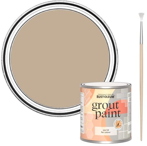 Rust-Oleum Brown Ultra-Durable Grout Paint - Salted Caramel 250ml