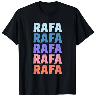 Lustiges Geschenk Name Rafa Personalisierter Vorname T-Shirt