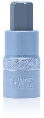 CCLIFE punte per bussole, manicotto esagonali, adattatore interno esagonale 12 mm,bussole in acciaio CRV bussole esagonali, 5601-12