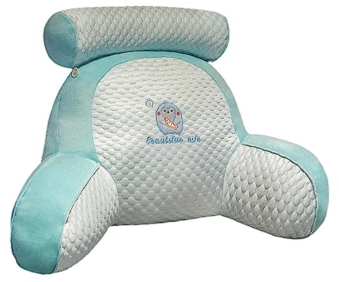 Shannan Lesekissen for Erwachsene Im Bett,Bett-Lesekissen, Bequemes Lesekissen, Abnehmbares Rückenlehnenkissen,Ergonomisches Bettstuhl-Armkissen Zum Fernsehen, Arbeiten Am Laptop Oder Lesen