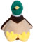 NKVCMBA Plüsch Kissen Ente Bequeme Plüsch Kissen, Niedlichen Duck Gefüllte Kissen Weich Puppe mollig Kissen Spielzeug Lebensechte Tier runden Augen Kissen 20CM