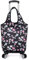 WUDLi Einkaufswagentasche, Trolley faltbar, 20 l Faltbare Trolley-Taschen, abnehmbare Aluminiumlegierung, einfache Lagerung mit 4 Rädern, 15 x 30 x 38 cm Rucksack für Supermarkt-Reisepicknick 1