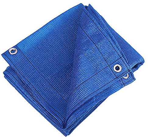 Telo ombreggiante blu per isolamento del cortile e ombreggiatura esterna anti-invecchiamento agricoltura serra ombra Net 6x10m pratica vela ombreggiante