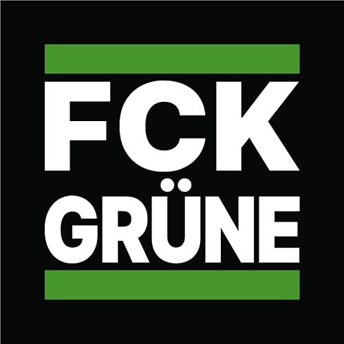 Generisch FCK Grüne Aufkleber, 5 Stück 7,4 cm Anti GRN Ampel Weg Bundesregierung Baerbock Habeck