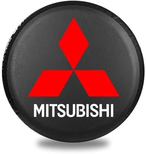 JTMLGDPA Housse Roue Secours de Voiture pour Mitsubishi Pajero Jr. 1995-1998,Housse de Pneu de Secours Antipoussière Imperméable Protections de Roue Décorer Accessoires,C-15in
