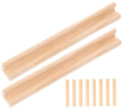 Abaodam 10stücke Holz Domino Tabletts Als Halter Und Ständer Für Domino Fliesen Multifunktions Präsentationshalter Aus Holz Für Basteln Und Spiele