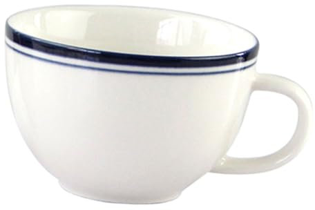 VINTORKY Tasse Céramique Pour Lait Eau Café Thé Usage Maison Ou Bureau Fond Épais Poignée Ergonomique