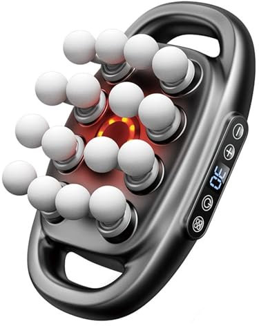 16-Kopf tiefe Tissue Massage Gun, mit 30 Massagegeschwindigkeiten und 3 Modi Muscle Massage Gun Massager, Silent Handheld großen Bereich Body Massager, für Ganzkörper-Muskel-Entspannung und Home