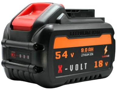 Batterie de Remplacement pour Dewalt DCB606 DCB612 DCB609 18V / 54V 9 Ah