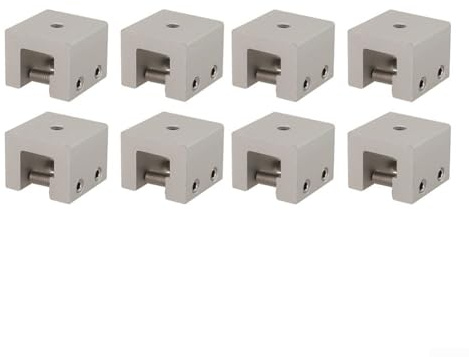 Lot de 8 pinces de couture debout pour panneaux solaires, alliage d'aluminium durable, fixations en acier inoxydable, solution de montage sécurisée pour toits métalliques pliés