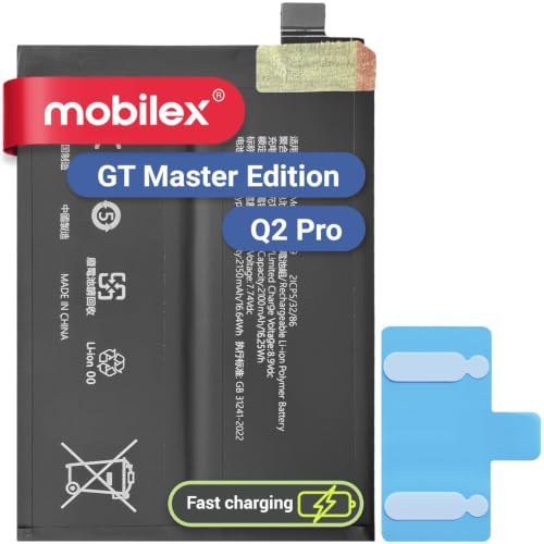 MOBILEX® Akku BLP809 für Realme GT Master Edition | 4300mAh - OEM | Interner Ersatz mit Klebstoff | Schnellladung | Originalkapazität