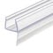 Gedotec Duschlippendichtung für Duschtüren wasserabweisend | 1 Stück - Profil-Dichtung | Länge: 2 m | Duschdichtung 8mm | Türdichtung PVC Transparent | Duschkabinen Dichtungen | Duschwand Dichtung