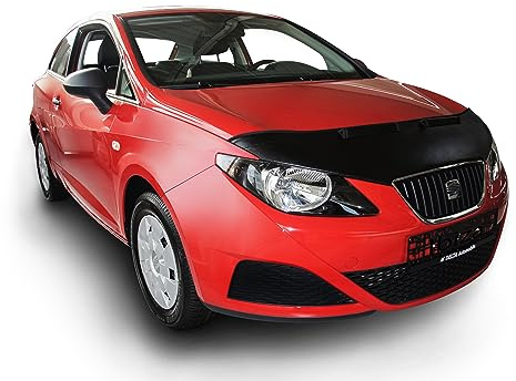 AB3-00123 Bonnet BRA kompatibel mit Seat Ibiza 6j 2008-2012 Haubenbra Steinschlagschutz Tuning Bonnet Bra