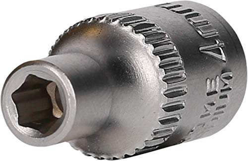 BRILLIANT TOOLS BT020930 Douille 6 pans 1/4, 4 mm [Powered by KS TOOLS]