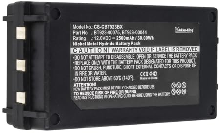 Akku kompatibel mit Cattron Theimeg BT081-00053, BT923-00044 - NI-MH 2500mAh - für Easy u. Mini, TH-EC 30 u. 40, TH-EC/LO