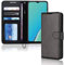 TECHGEAR Leather Wallet Case for Oppo A9 2020 / A5 2020, Flip Protective Case Cover with Wallet Card Holder, Stand & Wrist Strap - Black PU Leather with Magnetic Closure Designed For Oppo A9 / A5 2020