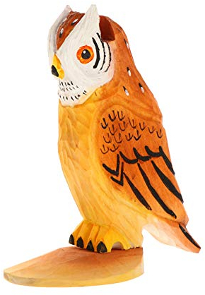 BESPORTBLE Holz Tier Brillenhalter Holz Schnitz Brillen Brillenständer Sonnenbrillen Display Rack Eule Brillenhalter für Home Office Schreibtisch Dekor