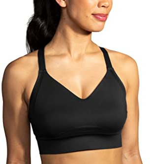 BROOKS 350082001 Drive Interlace Run Bra Sports Bra Damen Black Größe 038CD