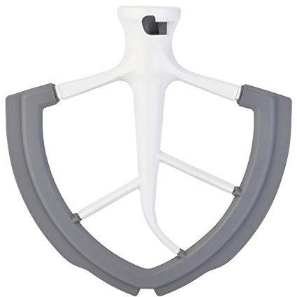 Lawenme Flex Edge Beater for Kitchenaid 6 Quart Bowl-Lift Stand Mixer, Metal, Medium, Grey, Mixer Accessory, Mixer Beater