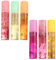 Minkissy 6Pcs Lip Gloss Obst Geschmack Feuchtigkeitsspendende Lippenstifte Transparent Lippe Praller Lip Enhancer für Fuller Hydratisiert Schönheit Lippen