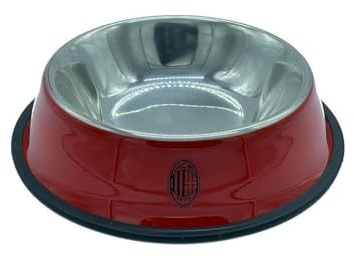 AC Milan Unisex Adulto Pet Bowl Schale, Rosso, Taglia unica