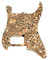 Gitarren-Pickguard 11 Schraubenlöcher Mit Für Stratocaster H Gitarre Pickguard Multiple Colors Verfügbar Schlagbrett Scratchplate (Color : Brown Pearl Shell)