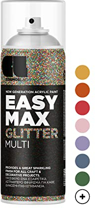 COSMOS LAC - SPRAY EASY MAX ACRYLIC GLITTER COSMOS LAC 400 ML - Glitter Multicolor 912