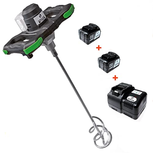 Eibenstock Akku Rührwerk + 2 Akkus + Ladegerät + Quirl WG120