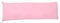 British Home Bedding Bolster Pillow Case Long Body Orthopaedic Support Maternity Pregnancy Pillow Case (Super King 6ft 19 X 72, Pink)