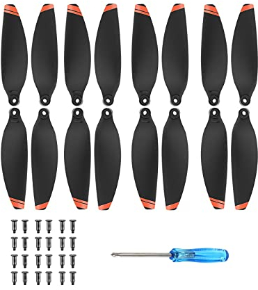 DJI Mavic Mini 2 Propeller - 16 Stück Ersatzklingen für Mini 2 und SE, Drohnenzubehör, Geringes Gewicht, Geräuscharm, Stabiles Flugzubehör