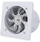 Ventilatore da bagno, ventilatore assiale, ventilatore da cucina, in metallo, ventilatore silenzioso, 6 pollici/220 V, ventilatore da parete/soffitto in bagno (bianco, diametro 150 mm)